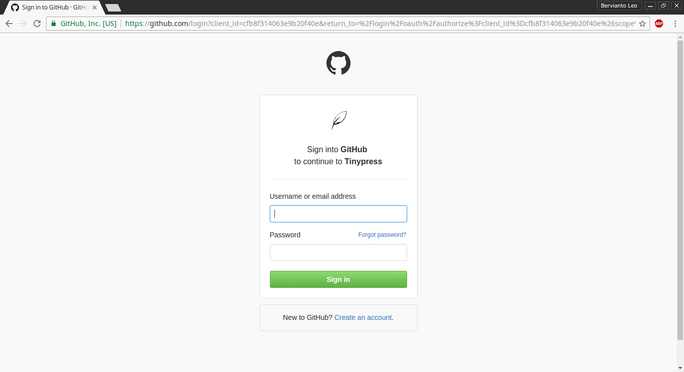 Log-in Page